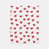 Liefje Buttonnen Fleece Deken (Voorkant)