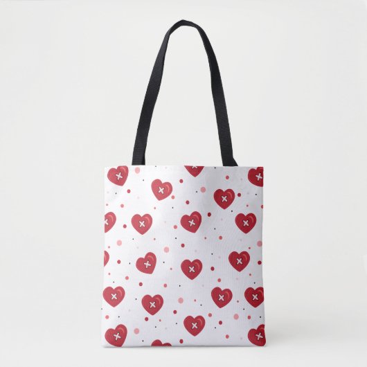 Liefje Buttonnen Tote Bag (Voorkant)