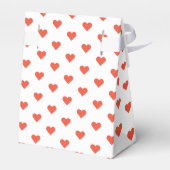 Liefje Eerste Verjaardagsfeestje Rode Hart Tent Bedankdoosjes (Achterkant)