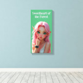 Liefje Elfie Canvas Afdruk (Insitu (Houten vloer))