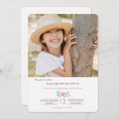 Liefje Foto Birthday Kaart (Voorkant / Achterkant)