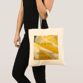 liefje gele rozenbloem bruiloft bedankt tote bag (Voorkant (product))