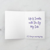 Liefje Groeten Jubileum Kaart (Binnen)