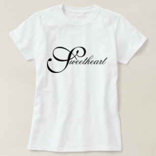 "Liefje" iconische chic esthetische script T-shirt