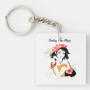 Liefje ik ben Magische Attitude Quote Sleutelhanger
