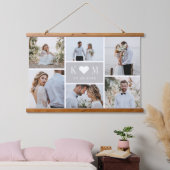 Liefje Initialen Paar foto wandtapijt Hangend Wandkleed (Slaapkamer)