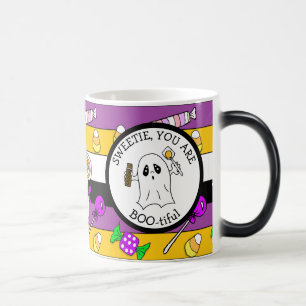 Liefje, je bent Boo-tiful, Ghost Pun, Halloween Magische Mok
