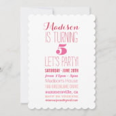 Liefje Liefde Roze Meisje Verjaardagsfeestje Uitno Kaart (Voorkant)