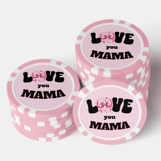 Liefje Mama Poker Chips (Opstapeling)
