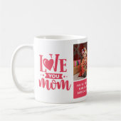 Liefje Mama Roze Moederdag Cadeau Koffiemok (Links)
