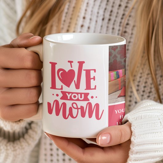 Liefje Mama Roze Moederdag Cadeau Koffiemok
