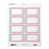 Liefje Meisje Naam Tag Etiket (Full Sheet)