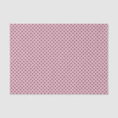Liefje Micro Dot (Bruin Op Roze) Tissuepapier (Voorkant)