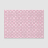 Liefje Micro Stip (Wit Op Roze) Tissuepapier (Voorkant)