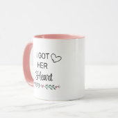 Liefje Mok-Perfect cadeau voor hem of haar Mok (Voorkant links)