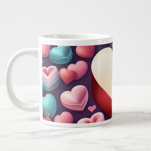 Liefje Mooie Valentijnse | Grote Koffiekop (Links)