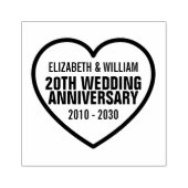 Liefje Om het even welk Jubileum Rubberstempel (Afrduk)