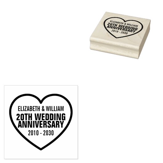 Liefje Om het even welk Jubileum Rubberstempel (Gestempeld)