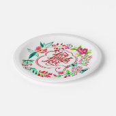 Liefje om te lachen papieren bordje (Gekanteld)