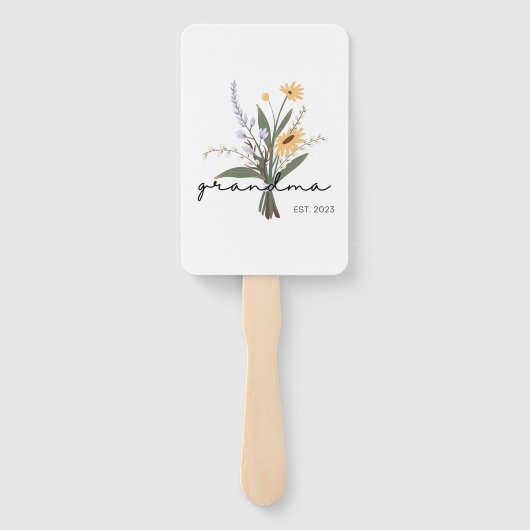 Liefje Oma Set van Fans Handwaaier (Achterkant)