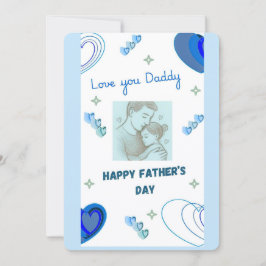 Liefje Papa Gelukkige Vaderdag Kaart