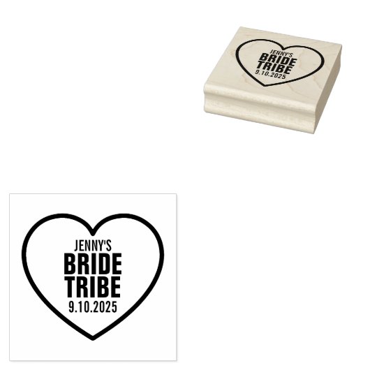 Liefje Persoonlijke Bruid Stam Rubberstempel (Gestempeld)