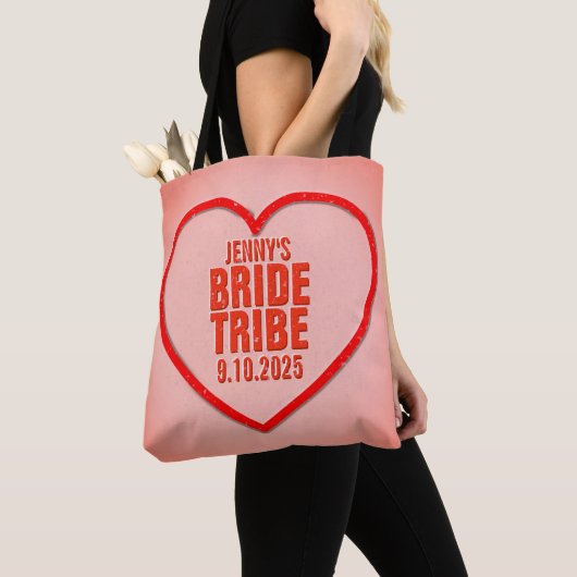 Liefje Persoonlijke Bruid Stam Tote Bag (Dichtbij)