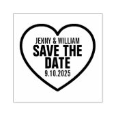Liefje Persoonlijke Save the Date Rubberstempel (Afrduk)