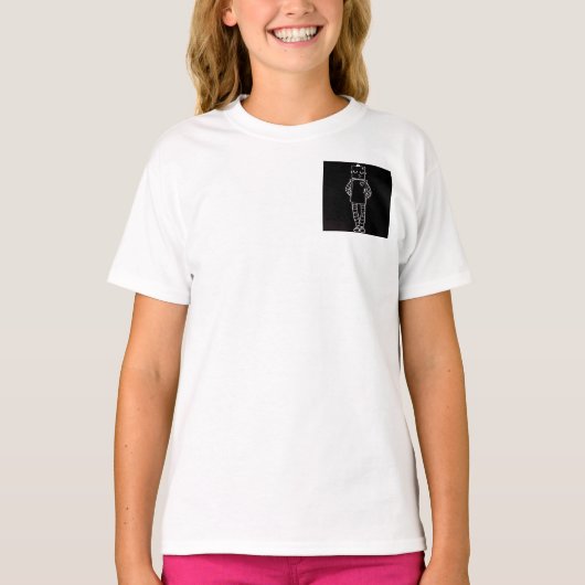 Liefje Robot Women's Zip up T-shirt (Voorkant)