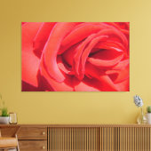 liefje rode rozenbloem fotokunst werk. liefde, geh canvas afdruk (Insitu (Woonkamer))