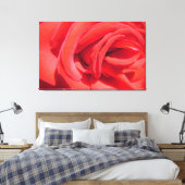 liefje rode rozenbloem fotokunst werk. liefde, geh canvas afdruk (Insitu (Slaapkamer))