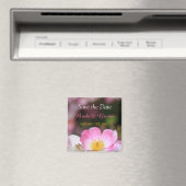 liefje roze bloem bruiloft met roos , met uitzonde magneet (Insitu (Vaatwasser))