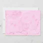 Liefje Roze Gouden Harten Eerste Verjaardag Kaart (Achterkant)