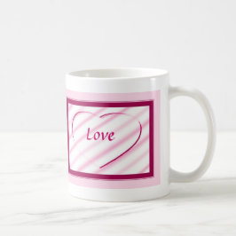 Liefje Roze Hart Koffie Mok