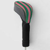 Liefje Roze Pickle Groene Streep Golfheadcover