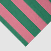 Liefje Roze Pickle Groene Streep Tissuepapier (Detail)