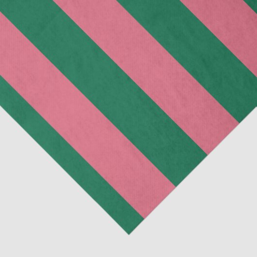 Liefje Roze Pickle Groene Streep Tissuepapier (Detail)