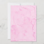 Liefje Roze Rode Harten Eerste Verjaardag Kaart (Achterkant)