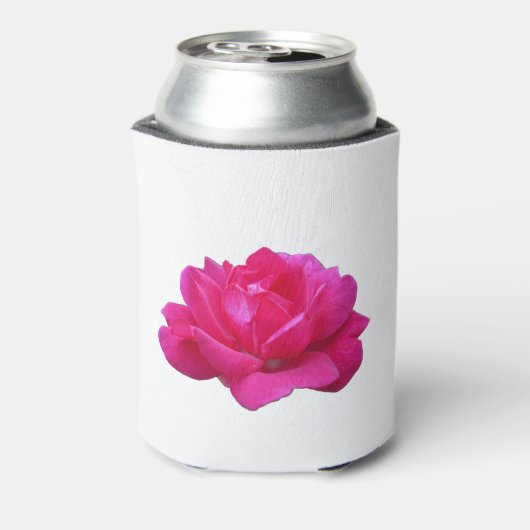 liefje roze roze roze bloem blikjeskoeler (Blikje Achterkant)