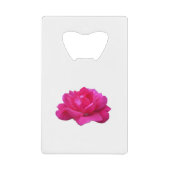 liefje roze roze roze bloem creditkaart flessenopener (Voorkant)
