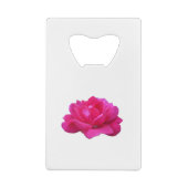 liefje roze roze roze bloem creditkaart flessenopener (Achterkant)