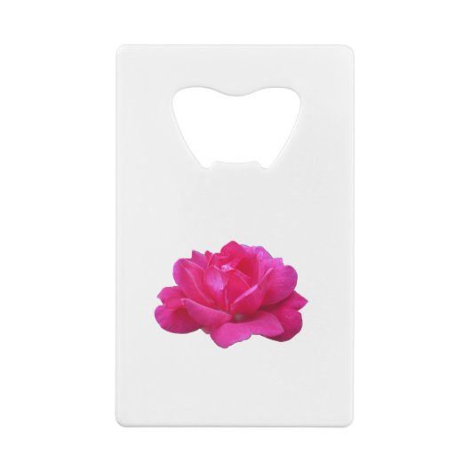 liefje roze roze roze bloem creditkaart flessenopener (Achterkant)
