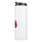 liefje roze roze roze bloem thermosbeker (Geroteerd rechts)