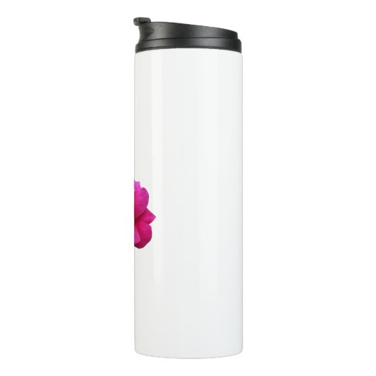 liefje roze roze roze bloem thermosbeker (Geroteerd rechts)