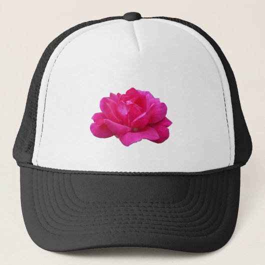 liefje roze roze roze bloem trucker pet (Voorkant)