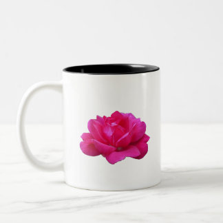 liefje roze roze roze bloem tweekleurige koffiemok