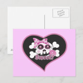 Liefje Skull Briefkaart (Voorkant / Achterkant)