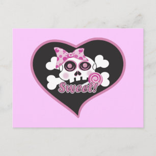 Liefje Skull Briefkaart