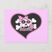 Liefje Skull Briefkaart (Voorkant)