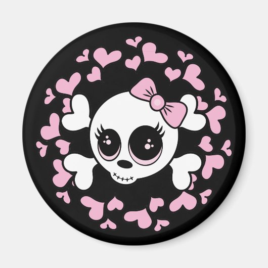 Liefje Skull Magneet (Voorkant)